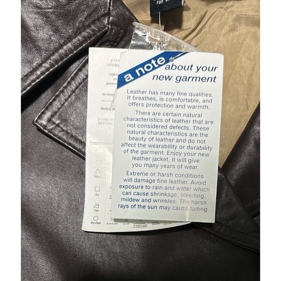 Centigrade Leather Coat Women’s 3X Brown Long Trench Jacket Belted Plus NWT - Picture 4 of 4